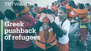 TRT team witness illegal Greek pushback of refugees