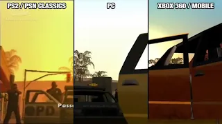 GTA SA (PS2 VS PC VS MOBILE)