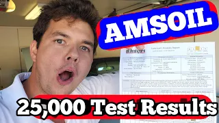 25,000 Mile AMSOIL Oil Test RESULTS