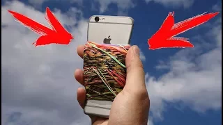 Can 2000 Rubber Bands Snap an iPhone 6S?