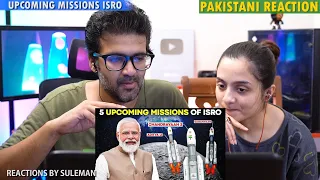 Pakistani Couple Reacts To ISRO 5 Upcoming Missions | Aditya-L1 | Gaganyaan | NISAR|SPADEX Explained