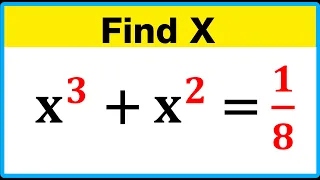 Singapore Math Olympiad Question | A Nice Exponent Question | Find the Value of X