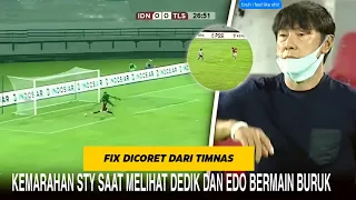 “Diam Jadi Beban Bergerak Meresahkan” Inilah Reaksi STY Melihat  Dedik dan Edo Bermain Buruk