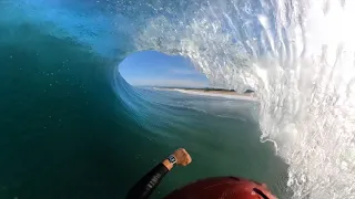 Some Of The Best POV Barrels You Will See! Kris Espinoza: Mexico & Newport Wedge #bodyboard #surf