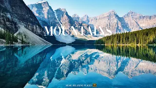 Mountains 4K - Relaxing Nature Video, Calm Music with Stunning Views