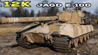 Jagdpanzer E 100  - Aware of the situation, he did 12K damage - World of Tanks