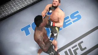 Israel Adesanya vs. Khabib Nurmagomedov full fight- EA Sports UFC 4