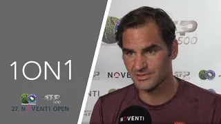 1on1 mit Roger Federer 23 06 19 | 27. NOVENTI OPEN