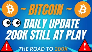 200K IS STILL MY TARGET!! - BTC PRICE PREDICTION - SHOULD I BUY BTC - BITCOIN FORECAST 200K BTC