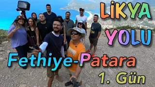 Likya Yolu Fethiye-Patara 1.G. Aydede Camping, Kozağaç, Kirme, Kelebekler Vadisi, Faralya Onur Motel