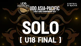 FINALS | SOLO U18 | UDO ASIA-PACIFIC CHAMPIONSHIPS 2024