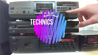 Technics RS-AZ7 vs Yamaha KX-670 - Real Sound - Line out direct! With TDK MA and Maxell XL II-S