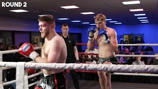 A Class 83kg, 5x3 mins. Jack Briggs (Suua Muay Thai) vs Coogan Pattinson (Unit 5 Muay Thai)