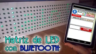 PR#22 Matriz de LEDs - ahora con Bluetooth