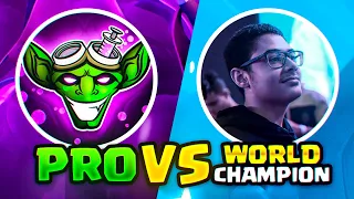 Pro vs World Champion! Mohamed Light vs Surgical Goblin! - Clash Royale