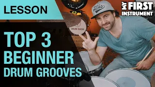 Top 3 Beginner Drum Grooves | Drum Lesson | #MyFirstInstrument | Thomann