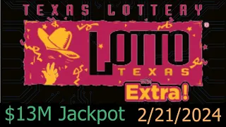 Lotto Texas Winning Numbers 21 February 2024. Today TX Lotto Drawing Results Wednesday 2/21/2024