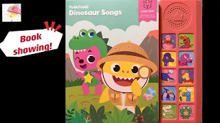 Book showing Pinkfong Dinosaur songs｜碰碰狐音乐绘本｜儿童音乐书
