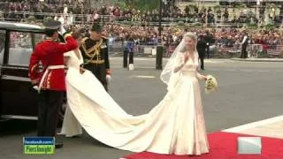 CNN: Catherine arrives at Westminster Abbey