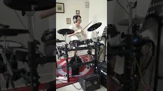 Tornado of Souls--Megadeth Drum Cover, practicing at home