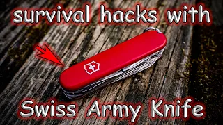 Survival tips and tricks with Swiss Army Knife