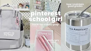 PINTEREST SCHOOL GIRL 📓🖇️ studying tips, stationery haul, back-to-school, notion setup & more