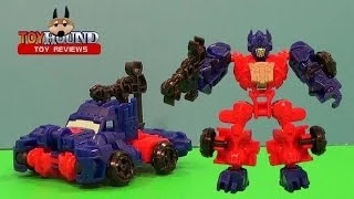 Transformers 4  Age Of Extinction Construct-Bots Dinobot Riders Optimus Prime,Toy Review by ToyHound