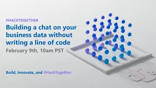 Building a chat on your business data without writing a line of code