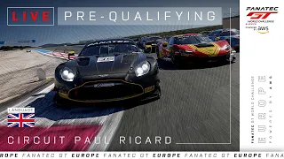 LIVE | Pre-Qualifying | Circuit Paul Ricard | 2024 Fanatec GT Europe (English)