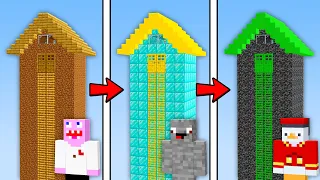 GEHEIMES NOOB HAUS VS GEHEIMES PRO HAUS in Minecraft