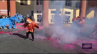 2023 Chinese New Year Celebration @ SF | Lion Dance and Crazy Loud Fire Crackers Beginning to End