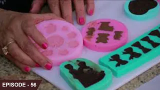 Learn how to use Silicon Moulds & make beautiful Chocolate Decorations to apply on Cakes & Desserts