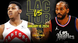 Los Angeles Clippers vs Toronto Raptors Full Game Highlights | January 10, 2024 | FreeDawkins