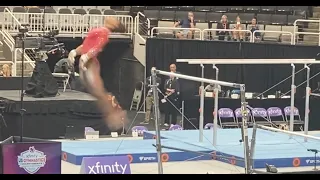 Tyler Turner Uneven Bars 2023 National Championships Day 1