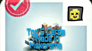 5 Cards I made | Mekorama Gameplay