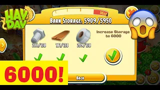 Hay Day BARN UPGRADE 6000!