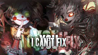 Nightcore - I can't fix you [ Rock version Duet ]