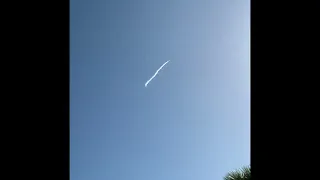 Viewing a rocket launch at the visitor complex KSC