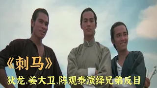 1973年经典武打片《刺马》，清末四大奇案之一，三兄弟的决裂和复仇