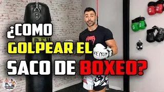 ¿COMO GOLPEAR EL SACO DE BOXEO? || BOXEO 🥊 COMO PEGAR A LA BOLSA