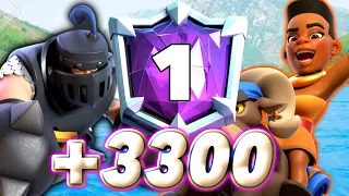 +3300 with New MK Ram Rider deck🥰-Clash Royale