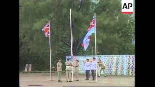 HONG KONG: BRITISH ROYAL AIR FORCE CEREMONIAL FAREWELL PARADE