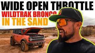 Wildtrak Ford Bronco full throttle in BAJA MODE