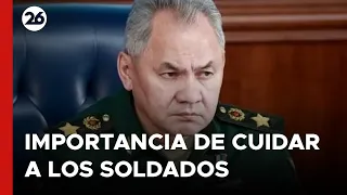 El candidato a ministro de Defensa ruso resalta la importancia de cuidar a los soldados