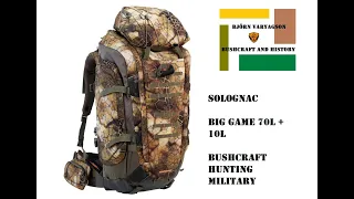 Solognac backpack Big Game 70l + 10l