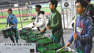 Ayala HS Drumline - 2020 (Warm Up)