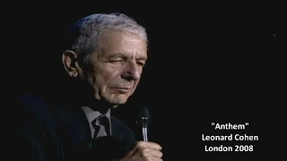 Leonard Cohen - Anthem (w/lyrics) London 2008