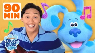 Blue's Skidoos and Sing-Alongs 🎵 w/ Josh & Lola! | 90 Minute Compilation | Blue's Clues & You!