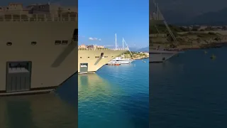 Millionnaire VS Billionaire 😅🚢 #yacht #dilbar #antibes #luxurylifestyle #boat