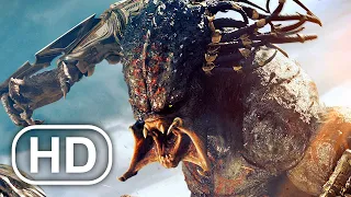 Predalien Vs Predator Fight Scene FULL BATTLE 4K ULTRA HD - Aliens Vs Predator